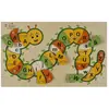 BSM - Puzzle Encastrement Educatif Alphabet - La Chenille - E72515640