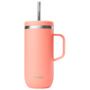 Qwetch - Cold Cup isotherm met handvat - Matt Perzik- 600ml