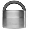 Qwetch - Boîte repas poignée isotherme - Inox- 650ml