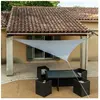 Voile d'ombrage triangle 160g/m2 taupe Werka Pro 5 x 5 x 5 m