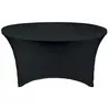 Housse de table ronde noire - WERKA PRO