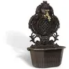 Fontaine de Jardin Aluminium Marron 34.5x18x58.5cm - Décoration d'Autrefois