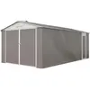 Garage métal Nevada avec porte battante - 1856 m²