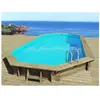 Habitat et Jardin Bestway piscine bois sevilla 8.57 x 4.57 x 1.45 m