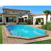 Habitat et jardin Piscine bois " Palma " - 7.57 x 4.07 x 1.31 m