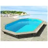 Habitat et jardin Piscine bois " Brazilia " 5.86 x 3.86 x 1.20 m