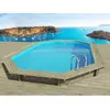 Habitat et Jardin piscine bois miami 4.86 x 3.36 x 1.20 m