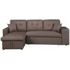 Habitat et Jardin Canapé d'angle convertible "Axel" - Taupe