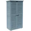 Armoire de jardin "Space" - 87 x 46.5 x 160 cm - Bleu ciel