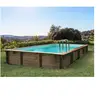 HABITAT ET JARDIN Piscine bois en kit rectangle " Tampa " - 7.20 x 4.20 x 1.44 m