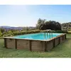 Habitat et jardin Piscine bois en kit rectangle "Sunrise " - 8.20 x 5.20 x 1.44 m