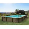 Habitat et Jardin Piscine bois en kit rectangle " Murano " - 12.20 x 6.20 x 1.44 m
