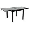 Table de jardin aluminium extensible "Porto 8" - Phoenix - Noir