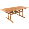 Table de jardin "Osaka" - 180 x 90 cm - Bois naturel
