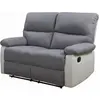 Canapé relax Lincoln - HABITAT ET JARDIN - 2 places - Blanc / gris cla...