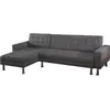 Habitat et Jardin Canapé d'angle convertible "Theo"- 4 places - Gris