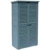 Armoire de jardin "Space" - 87 x 46.5 x 160 cm - Bleu ciel