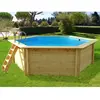 Habitat et Jardin Piscine en pin hors sol " Hawai " - 4.10 x 1.18 m