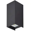 ARUM LIGHTING Applique murale Double Faisceaux led Extérieur gemini 6W Eq 60W IP65 Température de Couleur: Blanc Chaud 3000K