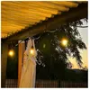 ARUM LIGHTING Guirlande Guinguette stalactite 10 Ampoules led Filament E27 ambrée 10 mètres modulable