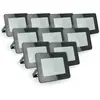 ARUM LIGHTING Lot de 10 projecteurs led 20W IP65 extérieur Température de Couleur: Blanc Chaud 3000K