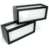 ARUM LIGHTING Lot de 2 Appliques murales newport extérieure E27 Noire