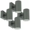 Arum Lighting - Lot de 4 Appliques venice Anthracite extérieure Simple...