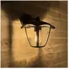 ARUM LIGHTING Applique murale ALICANTE extérieur métal pour jardin Noir E27