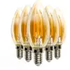 ECLAIRAGE DESIGN Lot de 5 Ampoules led E14 C35 Ambrée Filament 4W