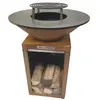 BRASERO ACIER CORTEN 75CM