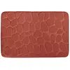 Tapis de bain - MSV - PEBBLE - Microfibre - 40x60cm - Terracotta