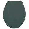 Abattant WC MDF CLÉO Vert Foncé Mat - Charnières en Inox - MSV