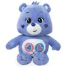Peluche Bisounours Tougentille Mauve Avec 2 Coeurs 28 Cm - Peluche Lic...