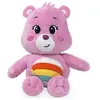 Peluche - OTTO - Bisounours - Toucalin Rose - 28 cm - Doudou Enfant - Arc En Ciel