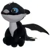 Peluche Dragons : B?B? Dragon Noir Fl?Che 37 Cm - Peluche Licence Drag...