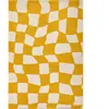 Tapis vintage Groovy Jaune 120 X 160 cm - Jaune