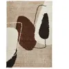 Tapis - NAZAR RUGS - PALERME - Marron - 80x140 cm - Shaggy - Géométriq...