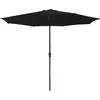 Happy Garden Parasol Droit Hapuna Rond 3,30m De Diamètre Noir