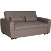 HAPPY GARDEN Canapé convertible MATT 2 places taupe Marron