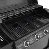 COOK'IN GARDEN Barbecue au gaz RENO - 4 brûleurs avec thermomètre 14kW