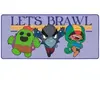 BRAND Tapis de souris SUBSONIC XXL DESK MAT LET'S BRAWL