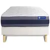 Actisom Ensemble Matelas Ressorts Ensaches+Memoire De Forme Actiflex M...