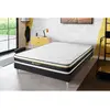 Ensemble 140x190 Matelas Soft + Sommier Kit Noir