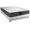 Ensemble sommier matelas 160x200 Exclusive Ressorts ensachés - Ferme -...