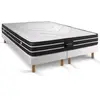 Ensemble sommier matelas 160x200 Exclusive Ressorts ensachés - 22 cm -...