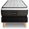 Ensemble sommier matelas 160x200 Suite Ressorts ensachés et mémoire de...