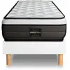 Ensemble sommier matelas 140x200 Suite Ressorts ensachés et mémoire de...