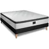 Ensemble Privilège 160x200 Mémoire de forme 5 zones sommier