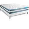 Bodycare Pack 140x190 Matelas Bodyform + Sommier Kit Blanc + Couette 2...