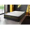 Ensemble 140x190 Matelas Ultra + Sommier Kit Noir